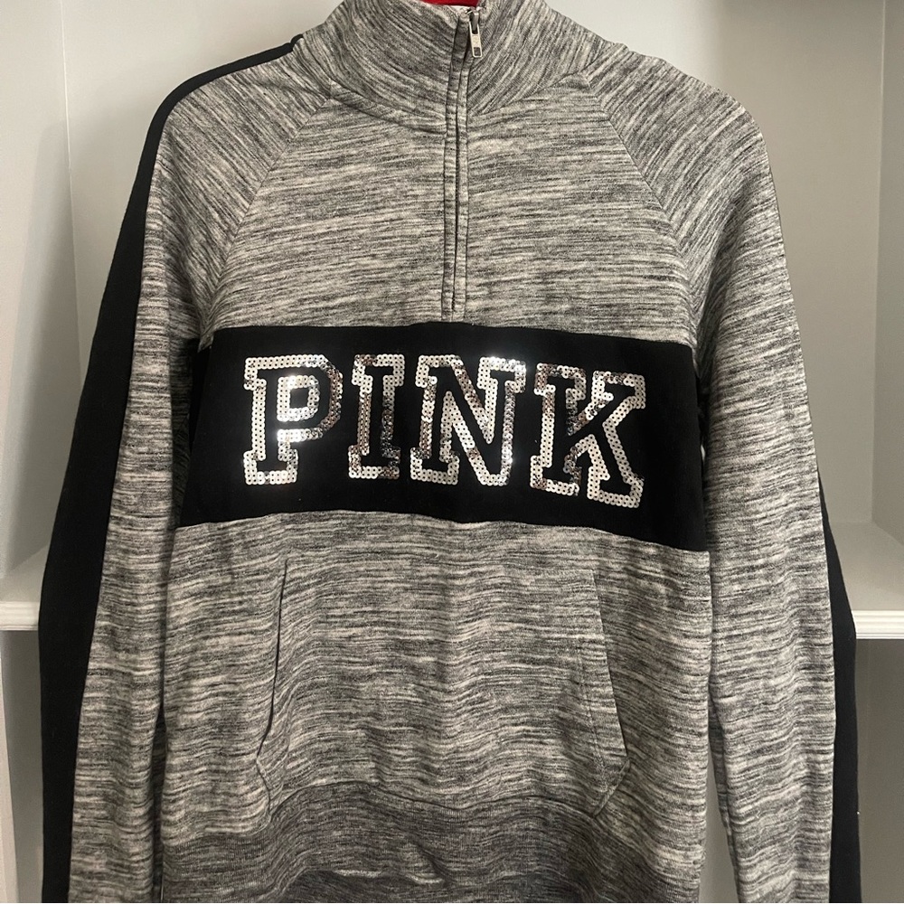 Super cute quarter zip jacket from pink in a size small!